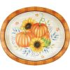 Holidays * | Creative Converting Harvest Truck Oval Platter, 8 Ct Thanksgiving Party Decorations