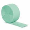 Solid Color Tableware * | Creative Converting Fresh Mint Crepe Streamers 81 Solid Color Tableware