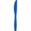 Solid Color Tableware * | Creative Converting Cobalt Blue Plastic Knives, 24 Ct