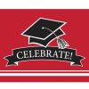 Graduation Party Supplies * | Creative Converting Graduation School Spirit Red Invitations, 25 Ct