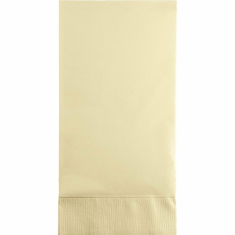 Solid Color Tableware * | Creative Converting Ivory Guest Towel, 3 Ply, 16 Ct Solid Color Tableware