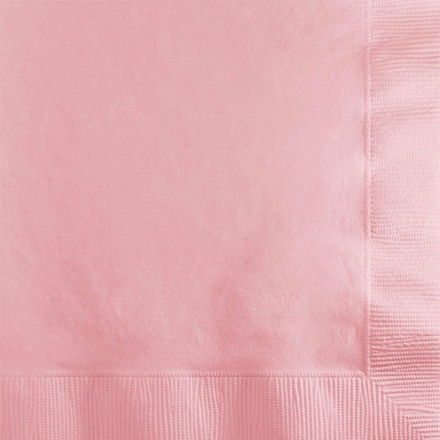 Solid Color Tableware * | Creative Converting Classic Pink Beverage Napkin 2Ply, 50 Ct