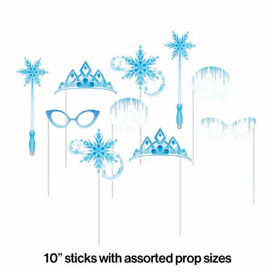 Birthdays * | Creative Converting Snow Princess Photo Booth Props 60 Ct Kids Birthday Party Themes