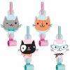 Birthdays * | Creative Converting Purr-Fect Party Blowouts W/Med, 8 Ct Kids Birthday Party Themes