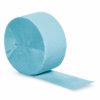 Solid Color Tableware * | Creative Converting Pastel Blue Crepe Streamers 81