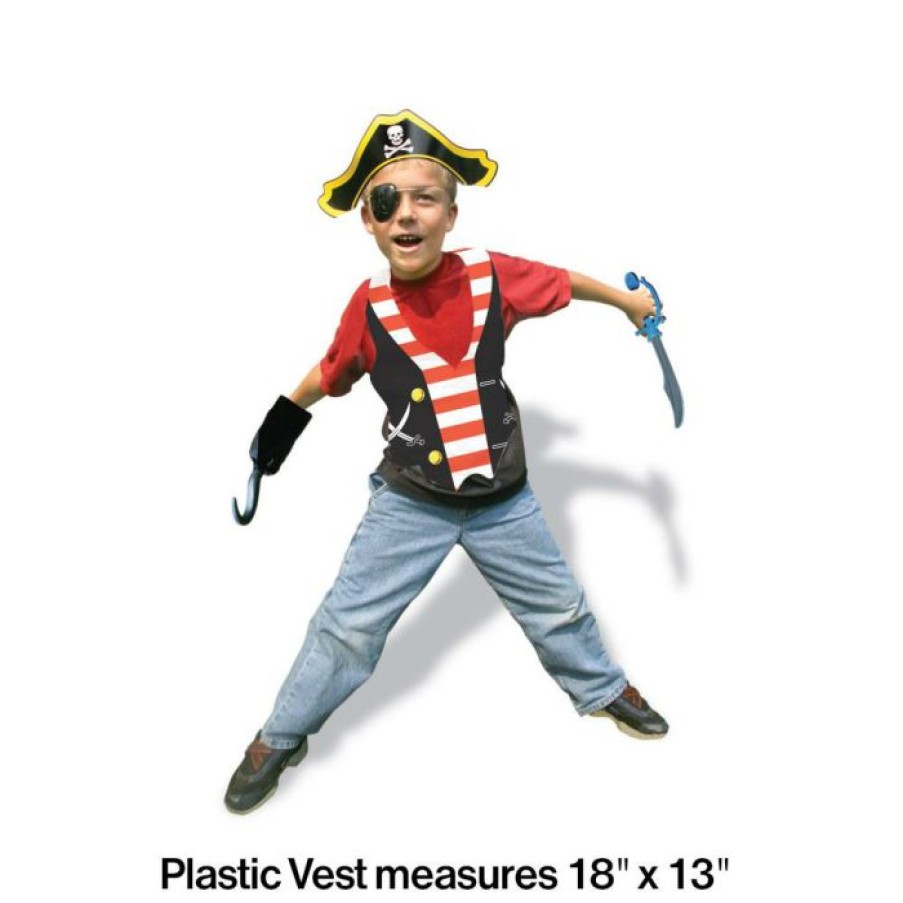 Birthdays * | Creative Converting Buried Treasure Party Favors Plastic Vest (24/Case) Kids Birthday Party Themes