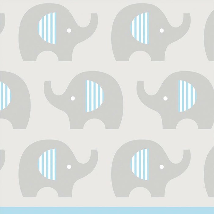 Baby Showers * | Creative Converting Little Peanut Boy Elephant Beverage Napkins, 16 Ct Baby Showers