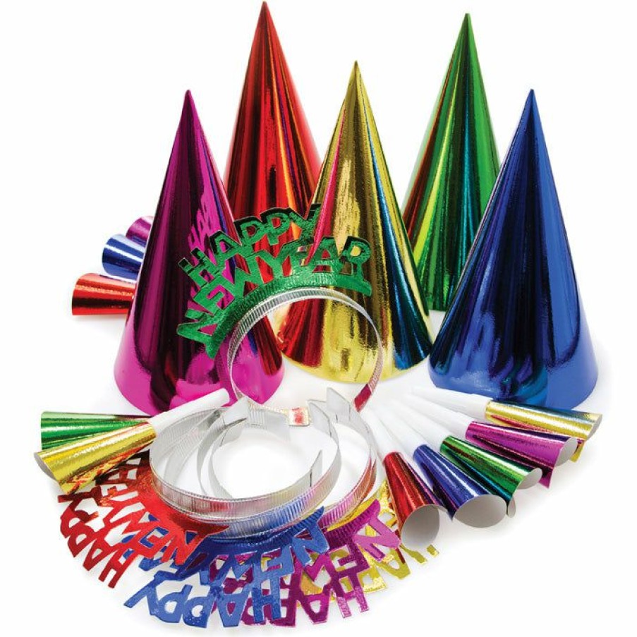 Holidays * | Creative Converting New Year'S Eve Party Kit New Year'S Eve Party Supplies