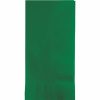 Solid Color Tableware * | Creative Converting Emerald Green Dinner Napkins 2Ply 1/8Fld, 50 Ct Solid Color Tableware