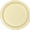 Solid Color Tableware * | Creative Converting Ivory Banquet Plates, 24 Ct Solid Color Tableware