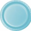 Solid Color Tableware * | Creative Converting Pastel Blue Paper Plates, 24 Ct Solid Color Tableware