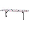 Holidays * | Creative Converting Patriotic Stars 29 X 72 Rectangular Stay Put Plastic Table Cover Patriotic And 4Th Of July Party Decorations