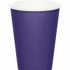 Solid Color Tableware * | Creative Converting Purple Hot/Cold Paper Paper Cups 9 Oz., 24 Ct Solid Color Tableware