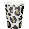 Themed Tableware * | Creative Converting Leopard Hot/Cold Cup 9Oz. 8Ct Themed Tableware