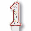 Birthdays * | Creative Converting Polka Dot #1 Candle