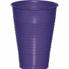 Solid Color Tableware * | Creative Converting Purple 12 Oz Plastic Cups, 20 Ct