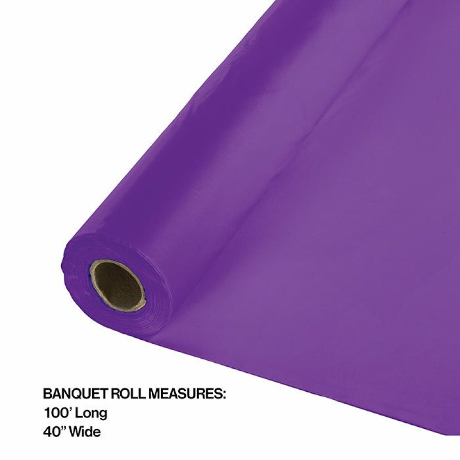 Solid Color Tableware * | Creative Converting Amethyst Banquet Roll 40 X 100 Solid Color Tableware