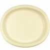 Solid Color Tableware * | Creative Converting Ivory Oval Platter 10 X 12 , 8 Ct Solid Color Tableware