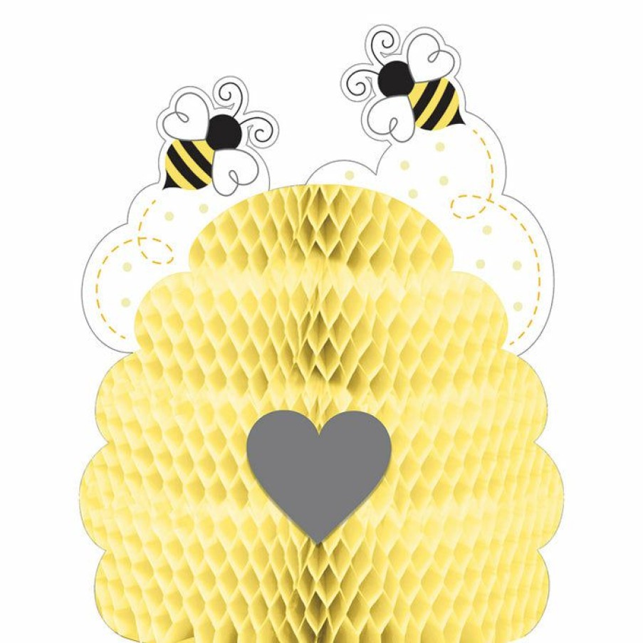 Baby Showers * | Creative Converting Baby Showers Bumblebee Baby Centerpiece