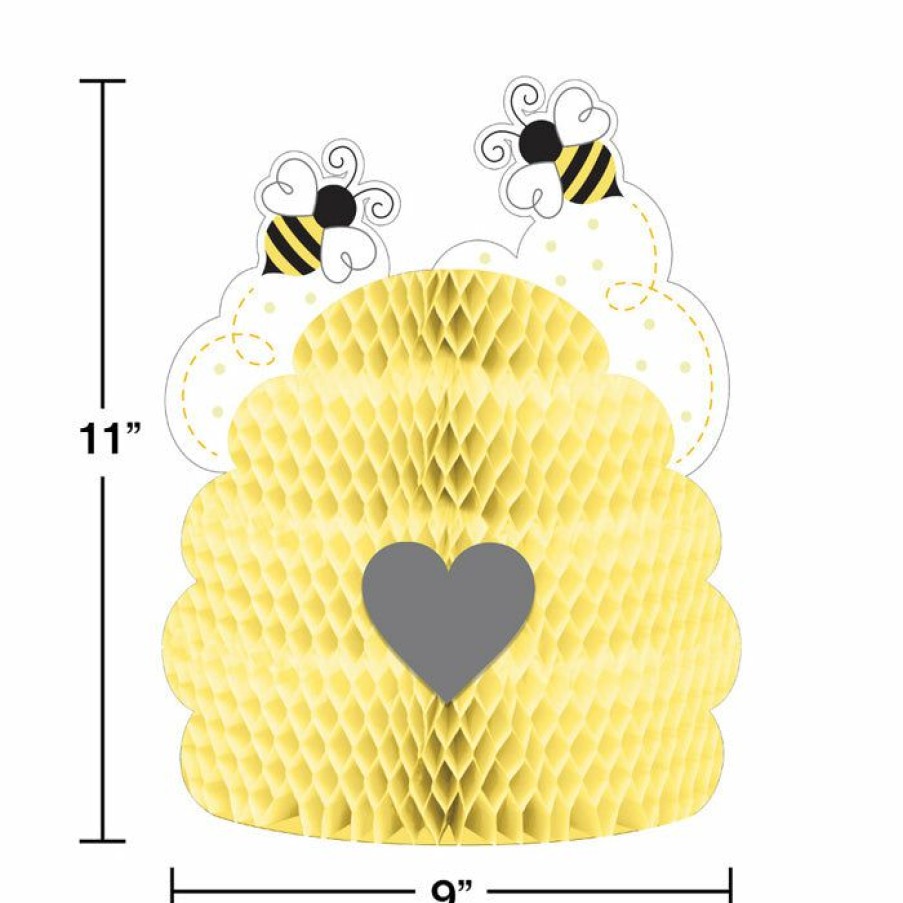 Baby Showers * | Creative Converting Baby Showers Bumblebee Baby Centerpiece