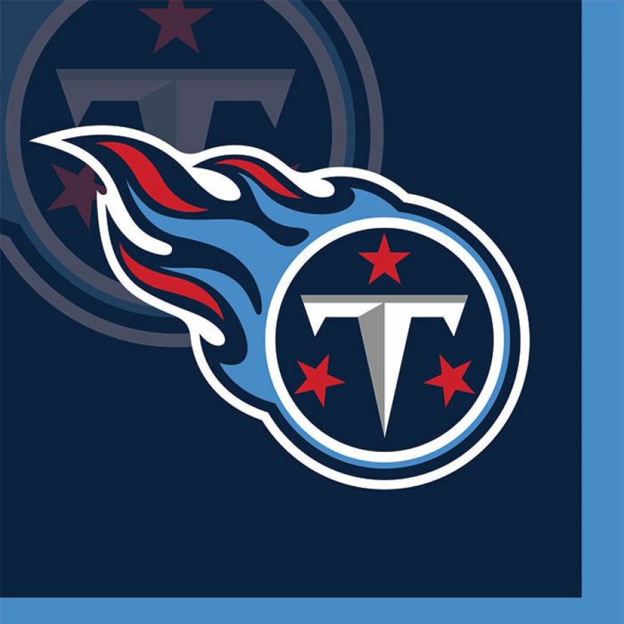 Sports * | Creative Converting Tennessee Titans Beverage Napkins, 16 Ct