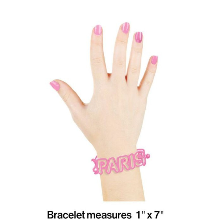 Birthdays * | Creative Converting Kids Birthday Party Themes Party In Paris Favor Bracelet (48/Case)