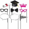 Graduation Party Supplies * | Creative Converting Graduation Photo Props, 10 Ct