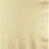 Solid Color Tableware * | Creative Converting Ivory Dinner Napkins 3Ply 1/4Fld, 25 Ct