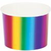 Birthdays * | Creative Converting Rainbow Foil Treat Cups, 6 Ct Kids Birthday Party Themes