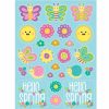 Holidays * | Creative Converting Easter Party Supplies Hello Spring Stickers, 4 Ct