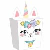 Birthdays * | Creative Converting Sassy Caticorn Favor Box 8Ct