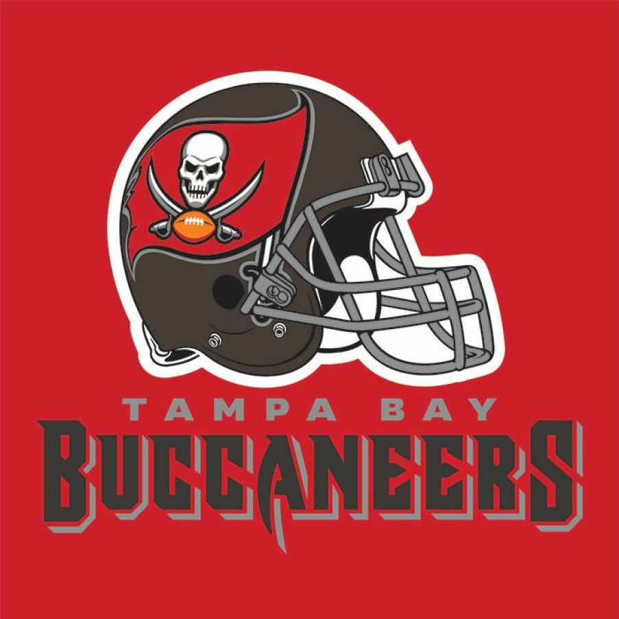 Sports * | Creative Converting Nfl And Football Party Supplies Tampa Bay Buccaneers Napkins, 16 Ct