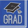 Graduation Party Supplies * | Creative Converting Graduation School Spirit Blue Beverage Napkins, 36 Ct