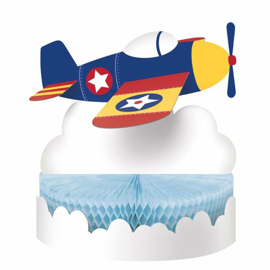 Birthdays * | Creative Converting Toy Airplane Centerpiece Kids Birthday Party Themes