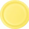 Solid Color Tableware * | Creative Converting Mimosa Yellow Dessert Plates, 24 Ct