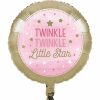 Birthdays * | Creative Converting One Little Star Girl Metallic Balloon 18