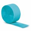 Solid Color Tableware * | Creative Converting Solid Color Tableware Bermuda Blue Crepe Streamers 81