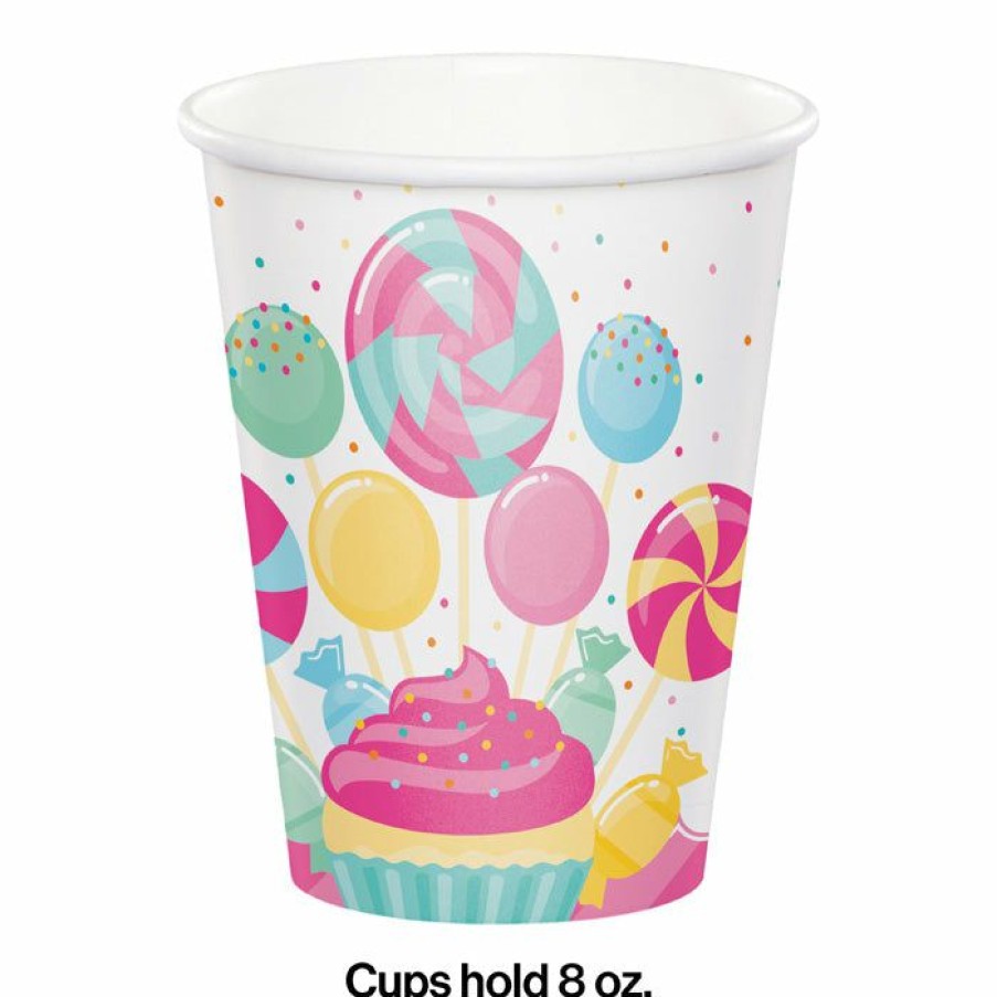 Birthdays * | Creative Converting Kids Birthday Party Themes Candy Bouquet Hot/Cold Cups 8Oz. 8Ct