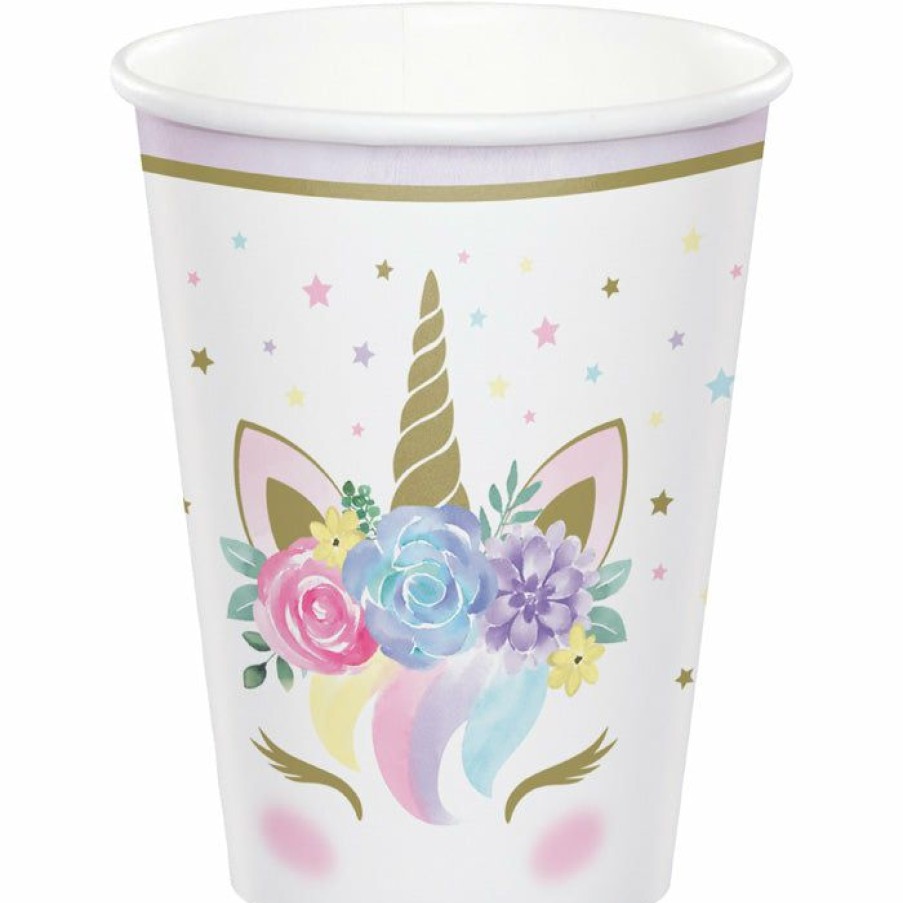 Baby Showers * | Creative Converting Unicorn Baby Shower Paper Cups, Pack Of 8