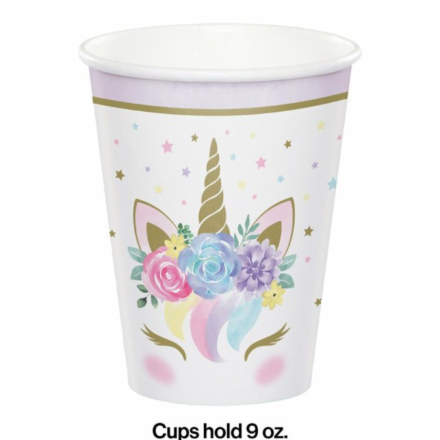 Baby Showers * | Creative Converting Unicorn Baby Shower Paper Cups, Pack Of 8