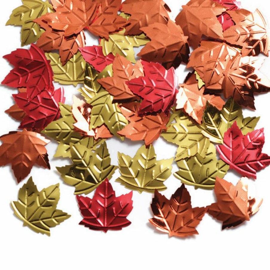 Holidays * | Creative Converting Maple Leaf Confetti, 0.5 Oz Thanksgiving Party Decorations