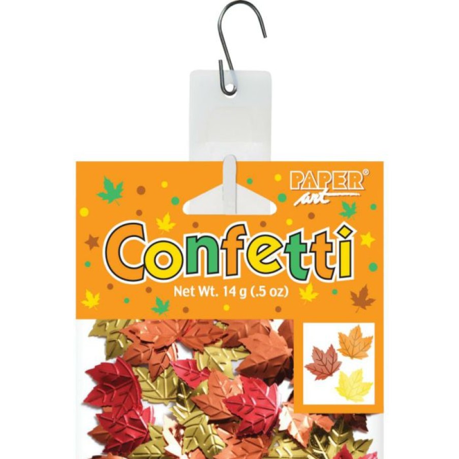 Holidays * | Creative Converting Maple Leaf Confetti, 0.5 Oz Thanksgiving Party Decorations