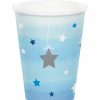 Birthdays * | Creative Converting One Little Star Boy Hot/Cold Paper Paper Cups 9 Oz., 8 Ct