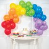 General Decorations * | Creative Converting Rainbow Balloon Six Foot Arch Kit