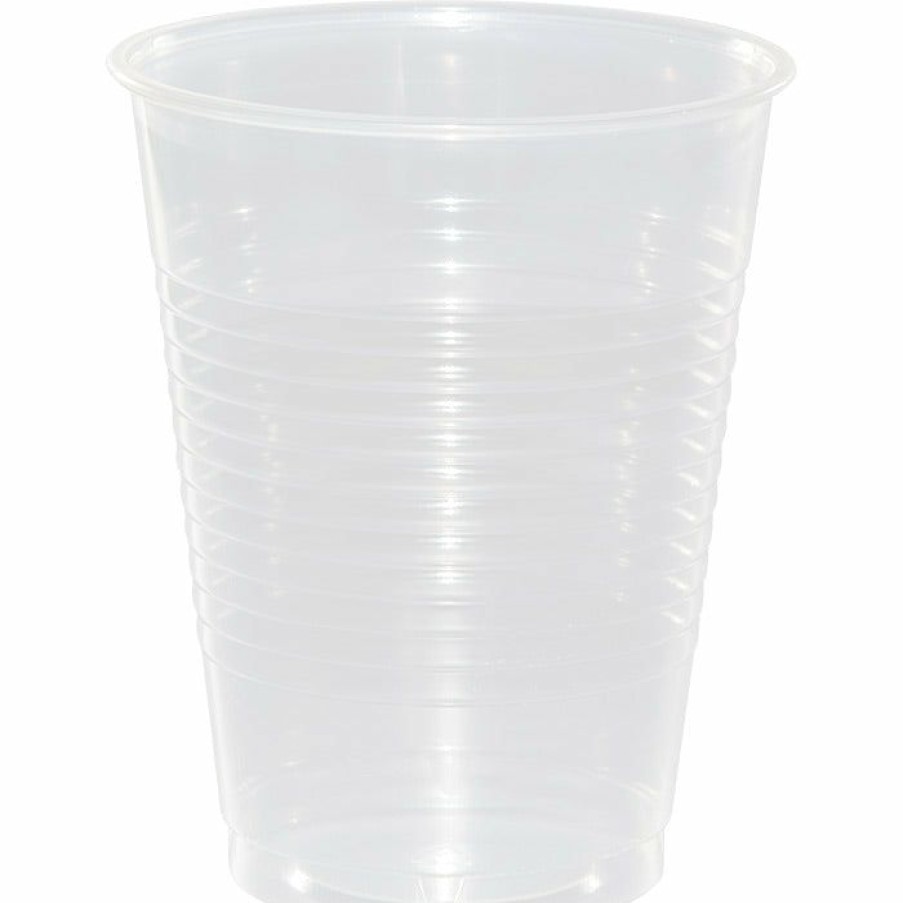 Solid Color Tableware * | Creative Converting Clear Plastic Cups, 20 Ct Solid Color Tableware