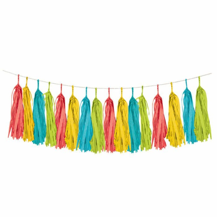 Holidays * | Creative Converting Serape Tissue Paper Tassel Garland 8 (12/Case)