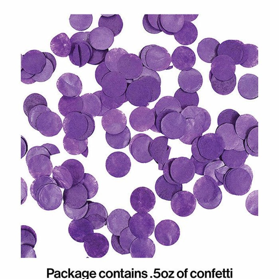 Solid Color Tableware * | Creative Converting Amethyst Tissue Confetti (Case Pack Of 12) Solid Color Tableware