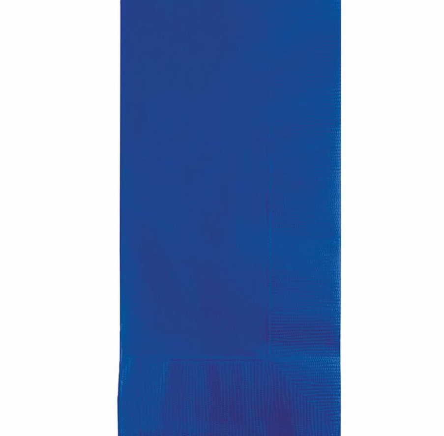 Solid Color Tableware * | Creative Converting Cobalt Dinner Napkins 2Ply 1/8Fld, 100 Ct