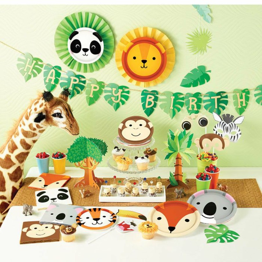 Birthdays * | Creative Converting Kids Birthday Party Themes Animal Faces Dinner Plate, Fox 8Ct