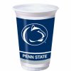 Sports * | Creative Converting Penn State University 20 Oz. Plastic Cups, 8 Ct Ncaa College Themed Party Decorations